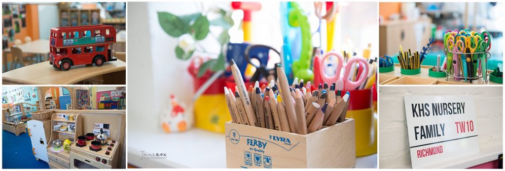 images from nursery, crayons, toys